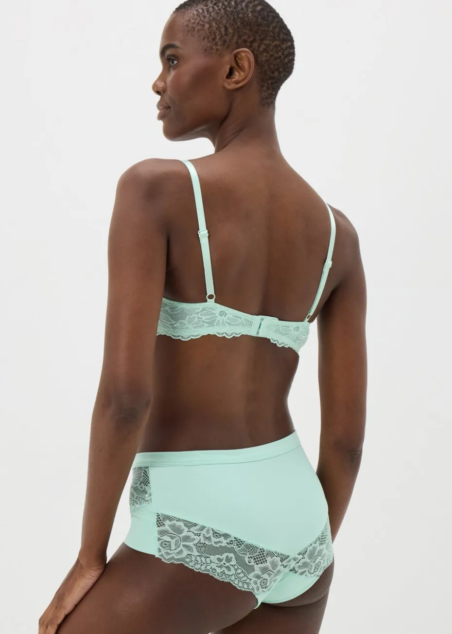 3 Pack Multicolour Lace Midi Knickers