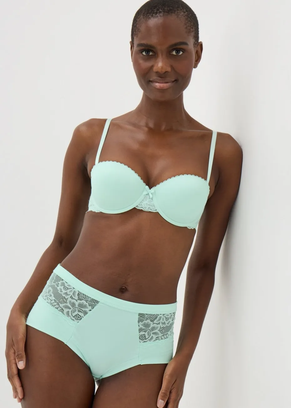 3 Pack Multicolour Lace Midi Knickers