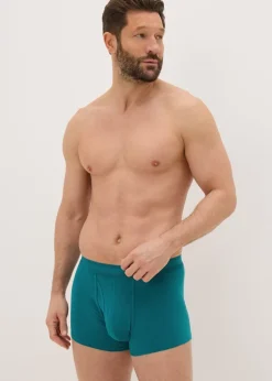 5 Pack Multicolour Plain Keyhole Boxers