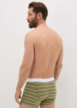 5 Pack Multicolour Stripe Keyhole Boxers
