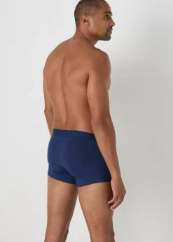 5 Pack Multicolour Striped Textured Hipsters