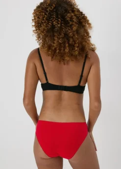 4 Pack Multicoloured Lace Trim High Leg Knickers