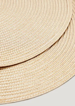 4 Pack Natural Woven Placemats