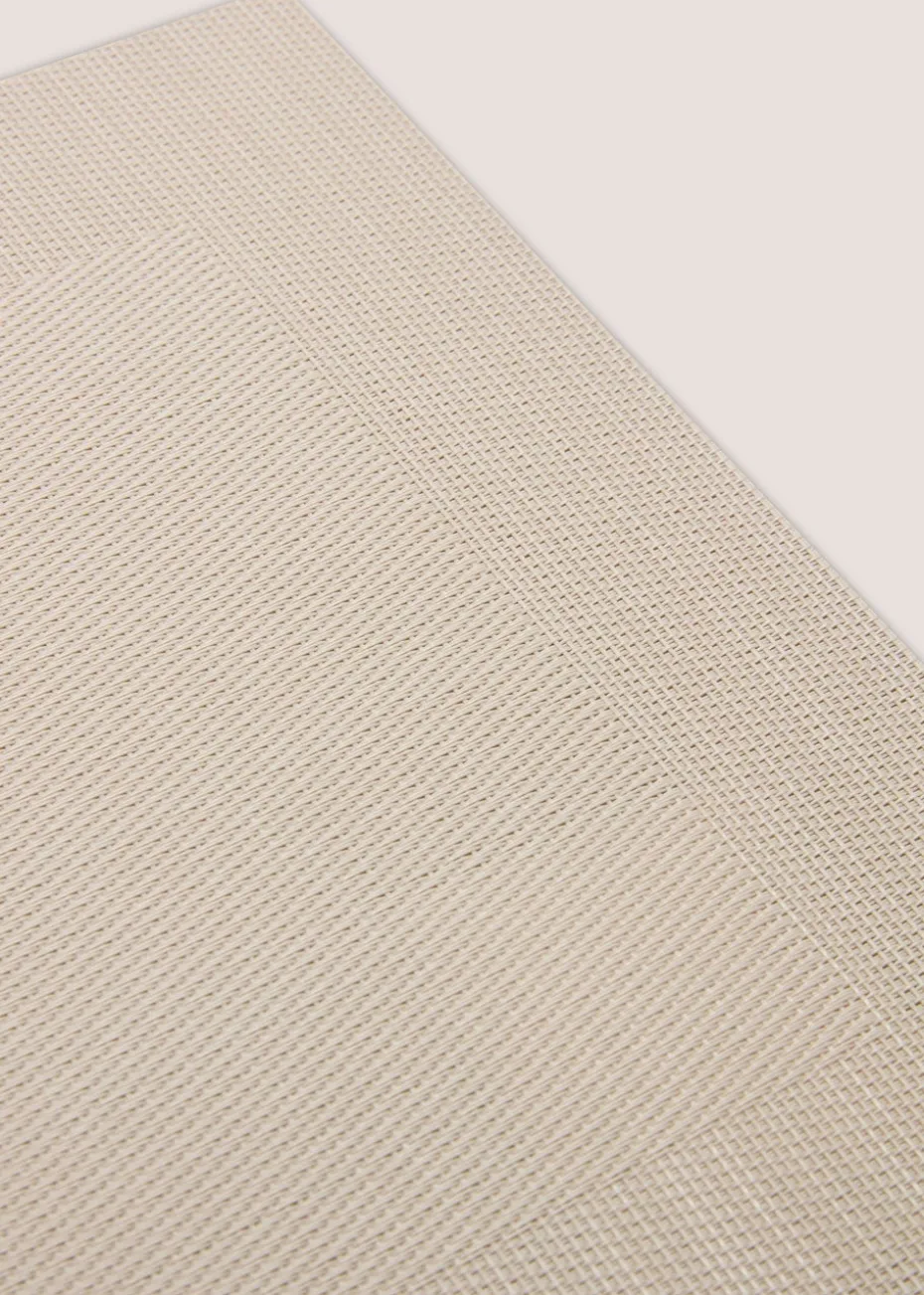 2 Pack Neutral Textured Placemats