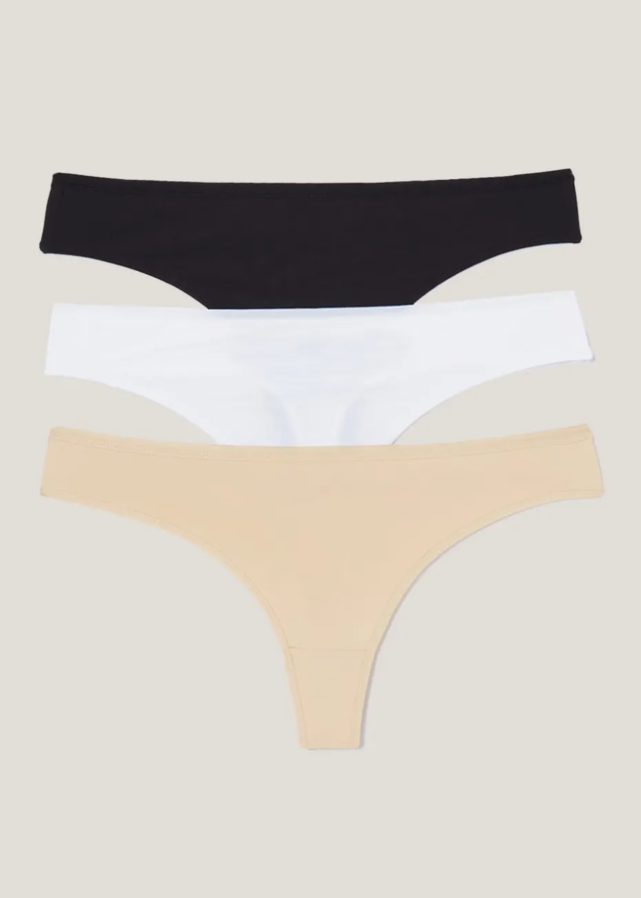 3 Pack No VPL Thongs