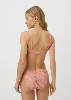 2 Pack Pink & Cream Plunge Bras