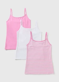 3 Pack Pink Cami Tops