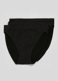 3 Pack Seamless High Leg Knickers