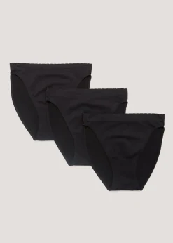 3 Pack Seamless High Leg Knickers