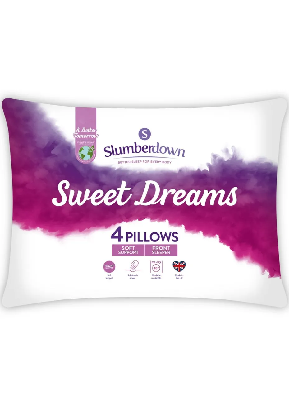 4 Pack Slumberdown Sweet Dreams Pillows