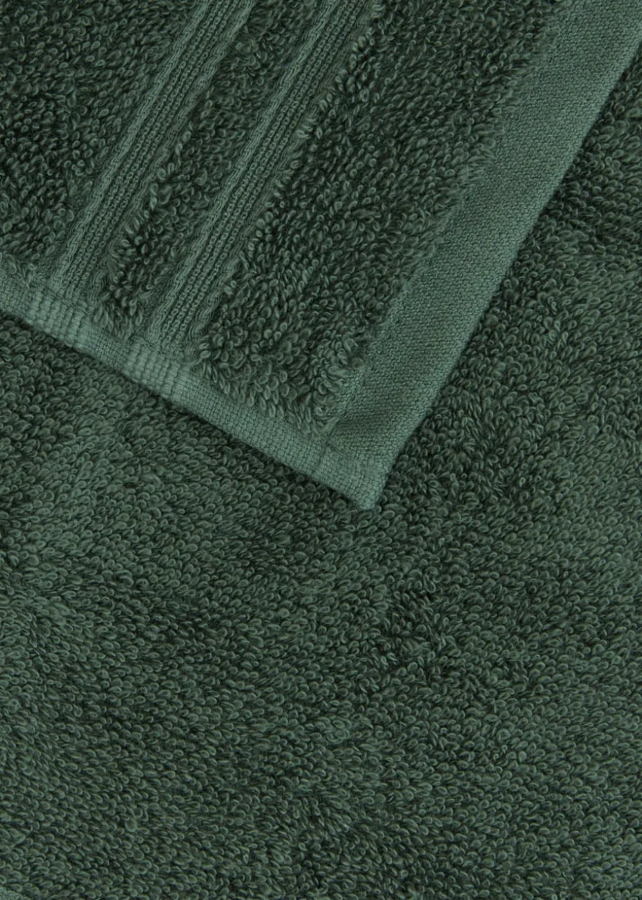 4 Pack Tropical Green 100% Egyptian Cotton Face Cloths