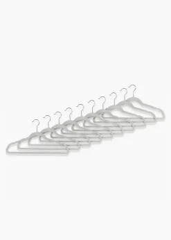 10 Pack Velour Hangers (45cm x 24cm)