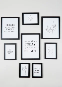8 Pack Wall Hanging Photo Frames