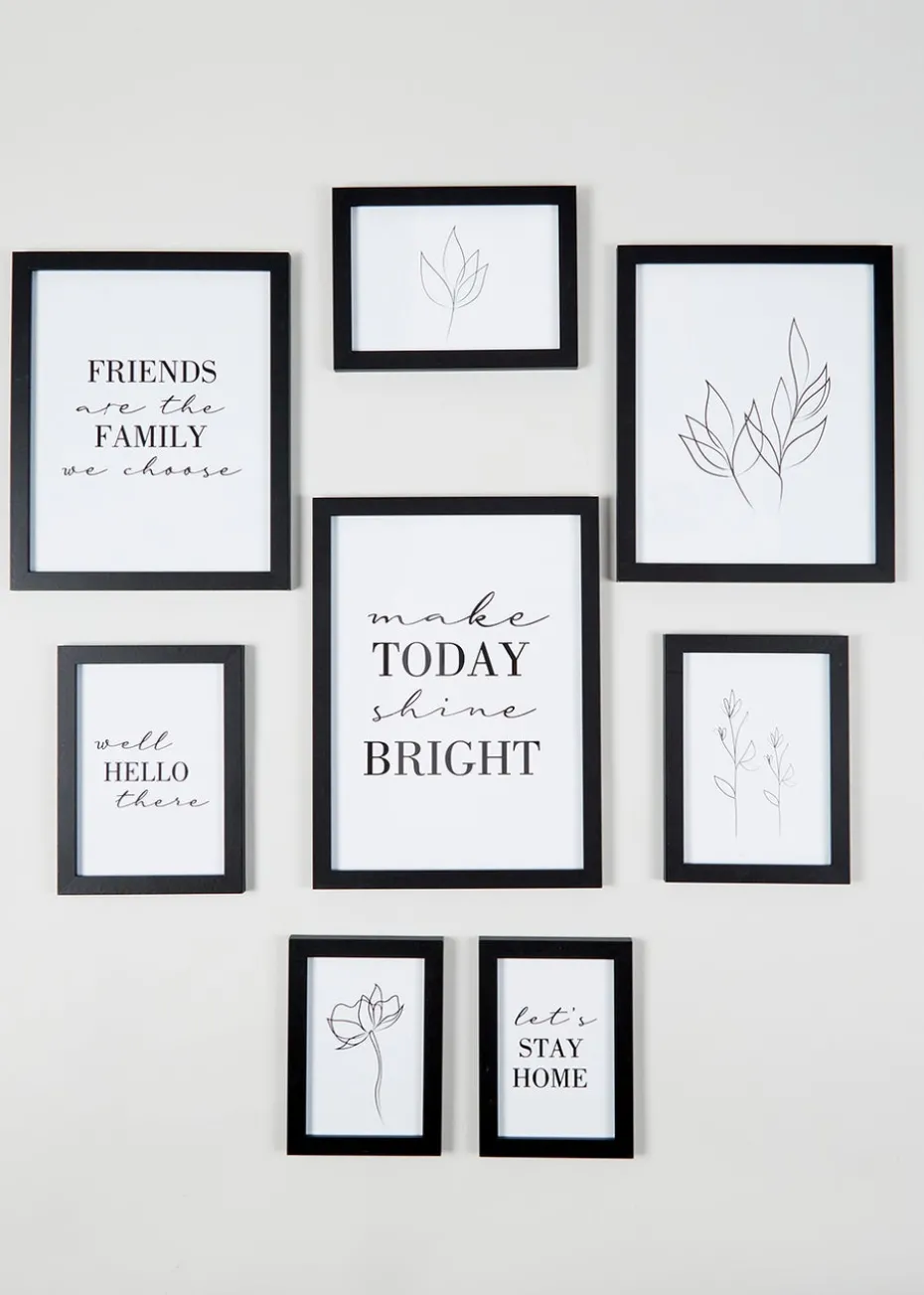 8 Pack Wall Hanging Photo Frames