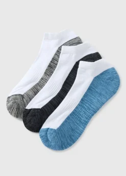 3 Pack White Cushioned Trainer Socks