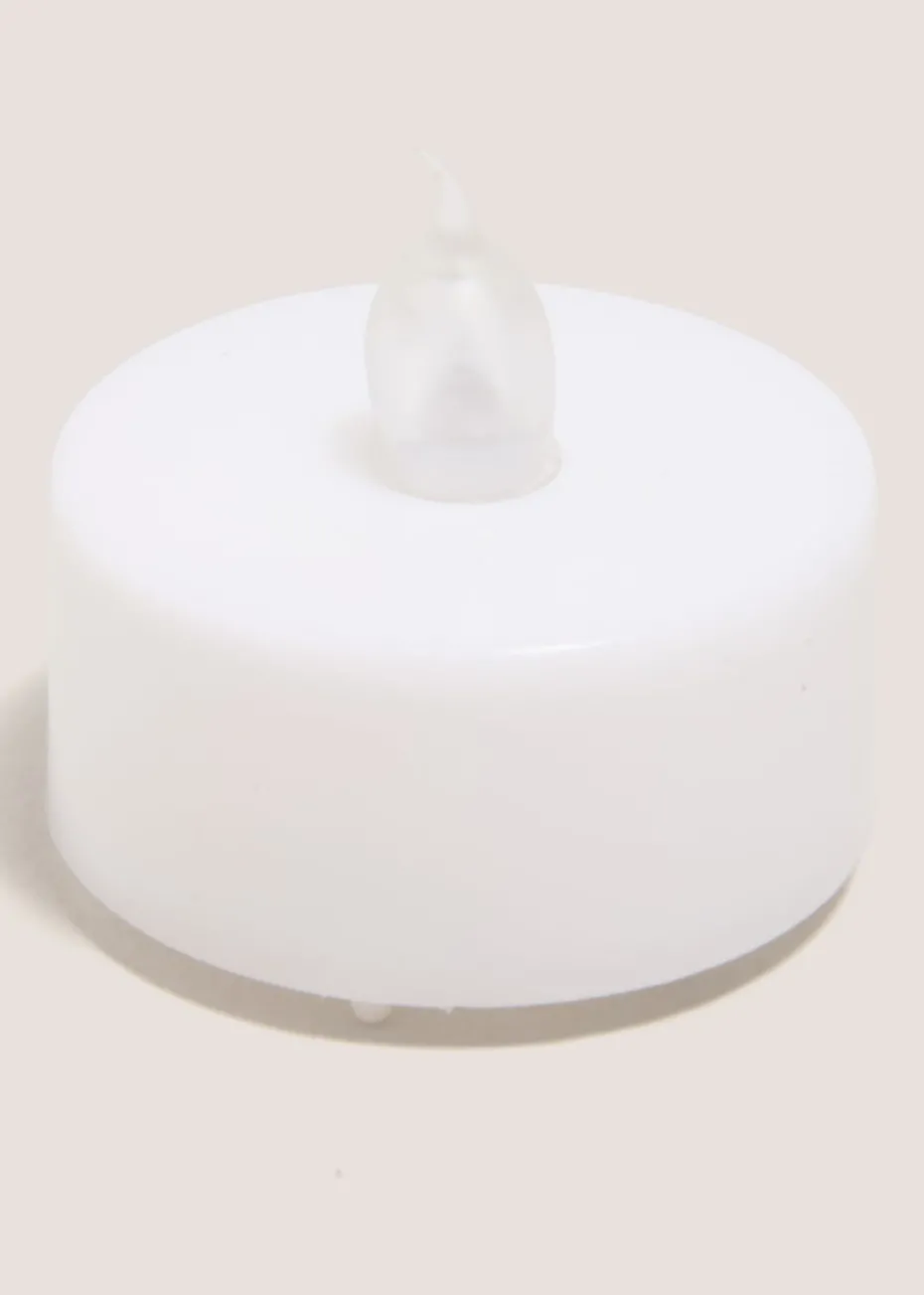 6 Pack White LED Tealights