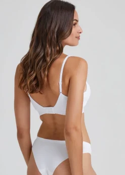 3 Pack White NO VPL Brazilian Knickers