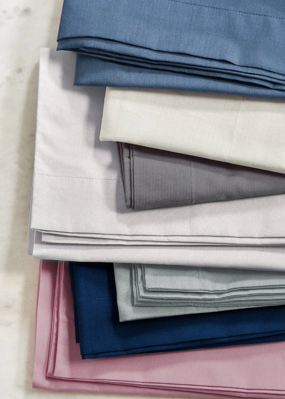 2 Pack White Polycotton Housewife Pillowcase Pair