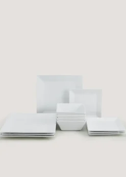 12 Piece Chicago Square Dinner Set