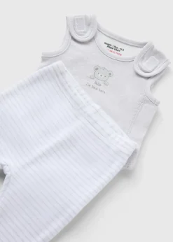 2 Piece Prem Baby Grey Bodysuit Set (3-4lb)