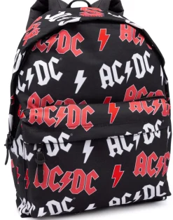 AC/DC Lightning Black Backpack
