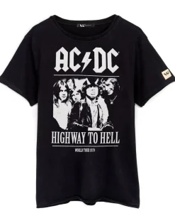 AC/DC Unisex Black Band Members T-Shirt