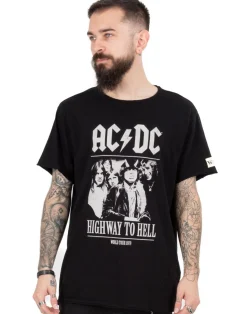 AC/DC Unisex Black Band Members T-Shirt
