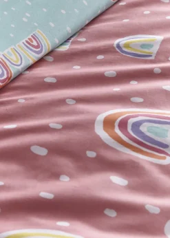 Appletree Kids 100% Cotton Pom Pom Rainbow Duvet Cover