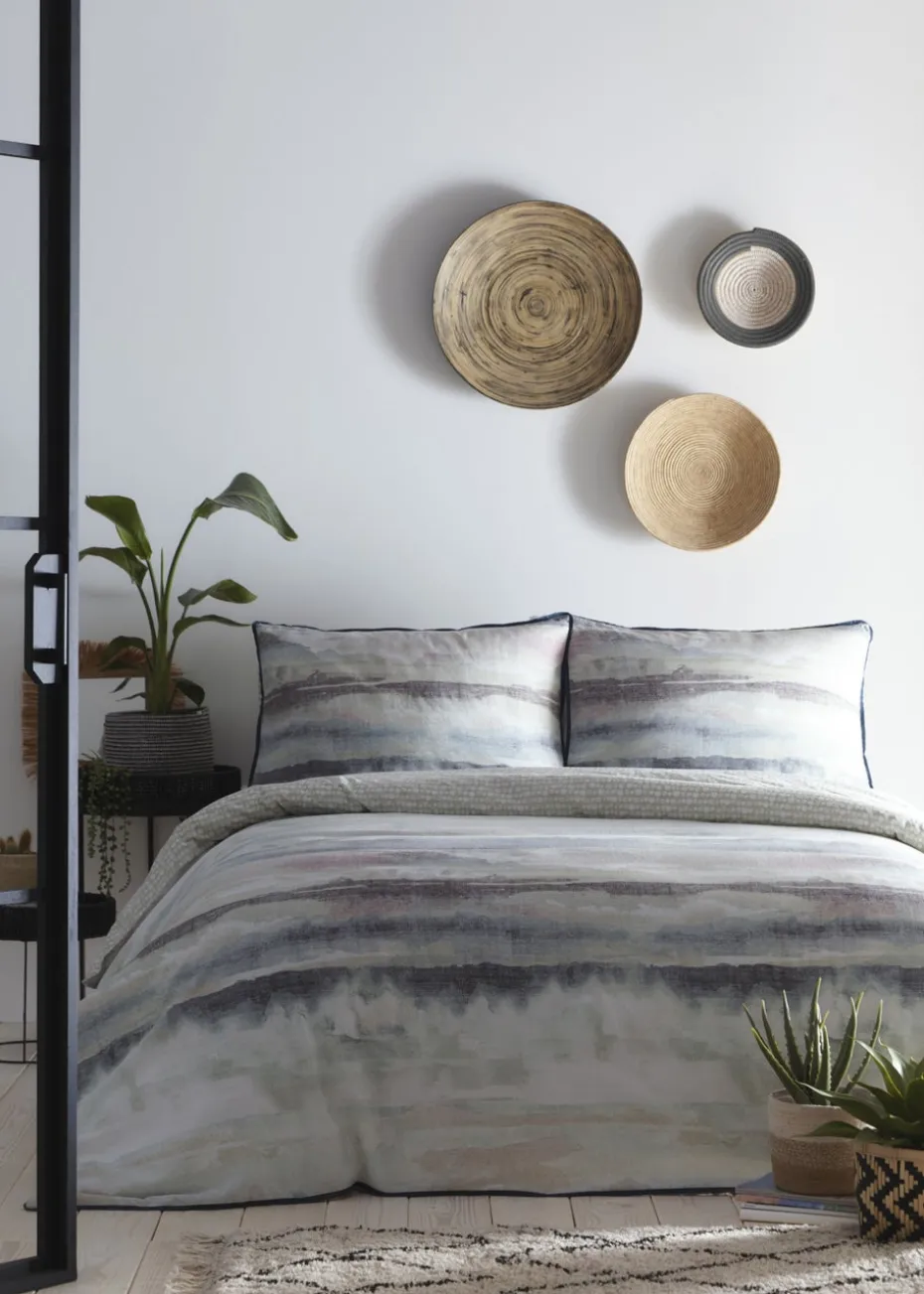 Appletree Landscape Blue Duvet Cover Set