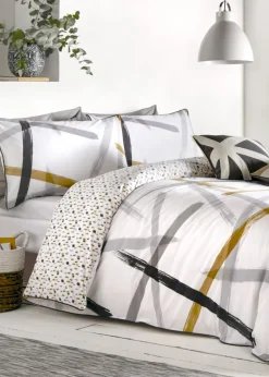 Appletree Leda Grey Duvet Cover Set