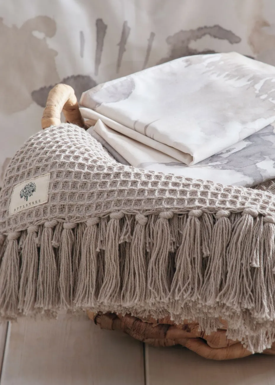 Appletree Loft Edale Beige Duvet Cover Set