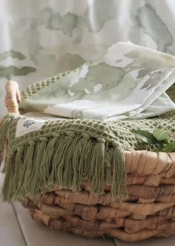 Appletree Loft Edale Green Duvet Cover Set