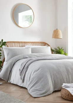 Appletree Loft Naples Soft Touch Grey Duvet Cover Set