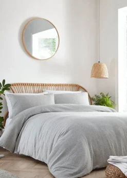 Appletree Loft Naples Soft Touch Grey Duvet Cover Set