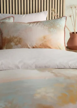 Appletree Loft Tuscany Digitally Printed Natural Duvet Cover Set