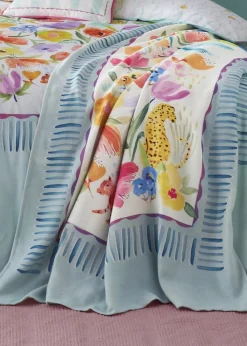 Appletree Style Festival Blue Throw