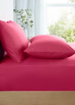 Appletree Style Pure Cotton Pink Fitted Bed Sheet (28cm)