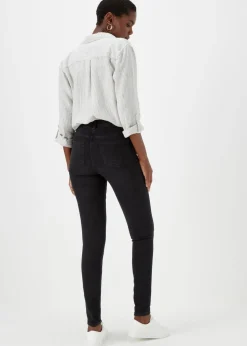 April Black Skinny Jeans (Long Length)