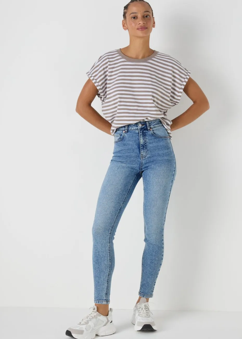 April Mid Wash Skinny Jeans