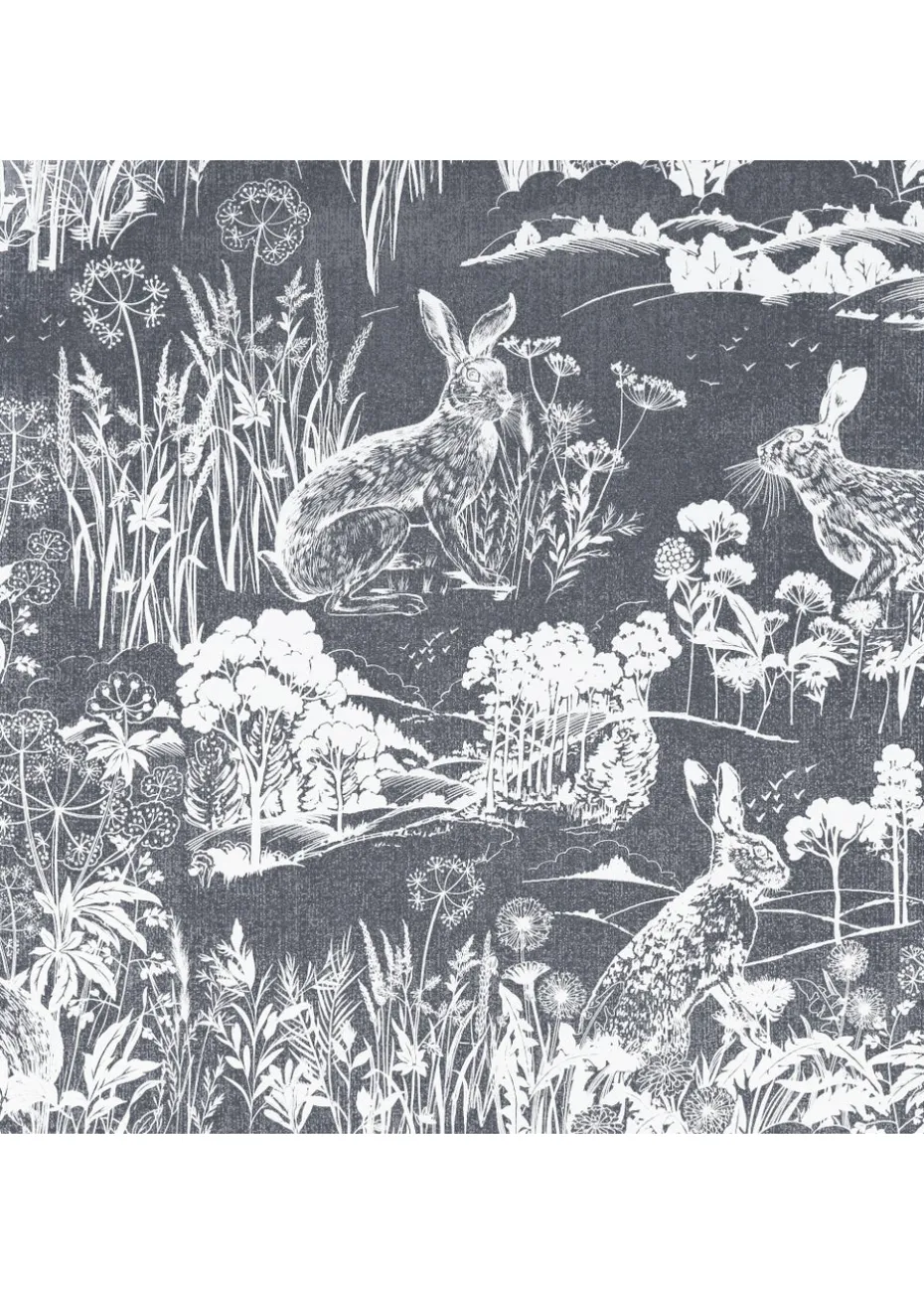 Arthouse Meadow Hare Wallpaper