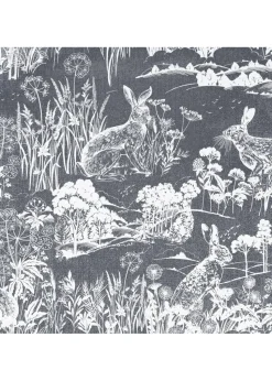 Arthouse Meadow Hare Wallpaper