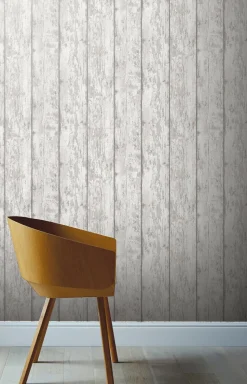 Arthouse Metallic Washed Wood Wallpaper