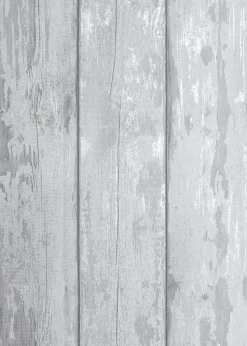 Arthouse Metallic Washed Wood Wallpaper