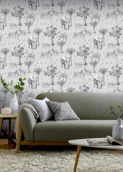 Arthouse Safari Lagoon Wallpaper