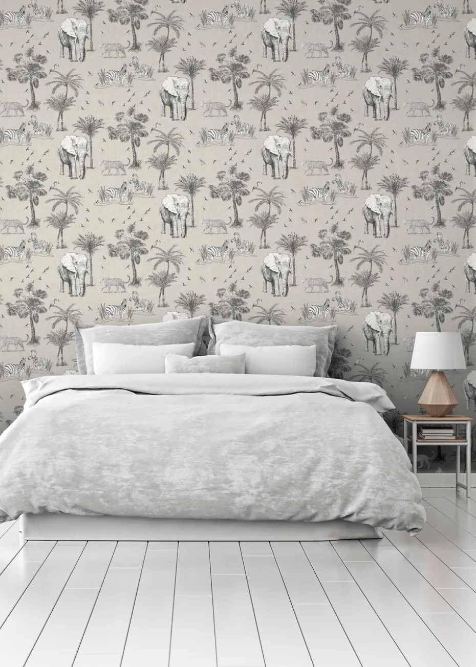 Arthouse Safari Lagoon Wallpaper