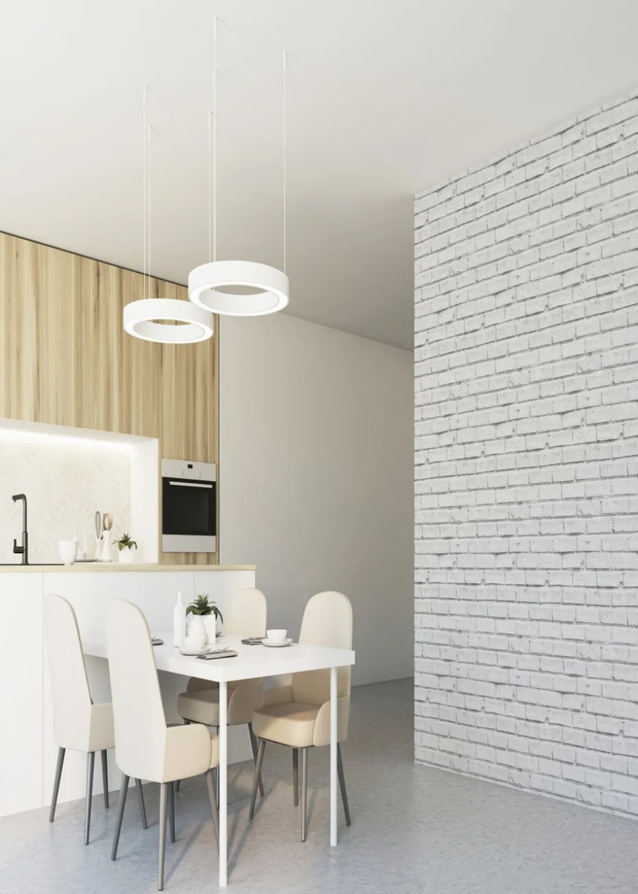Arthouse White Brick Wallpaper