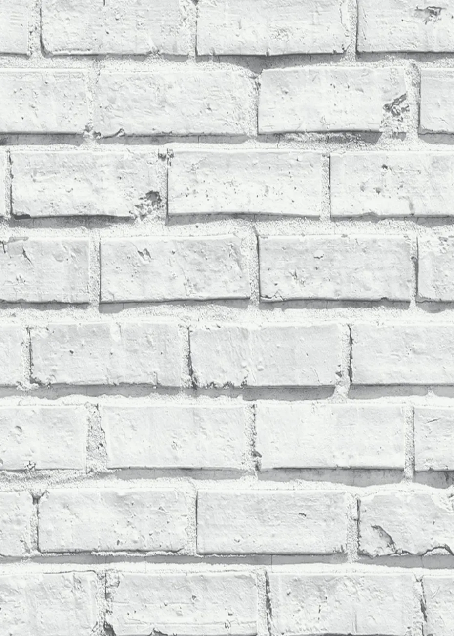 Arthouse White Brick Wallpaper