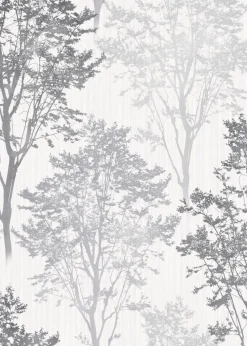 Arthouse Wildwood Mono Wallpaper