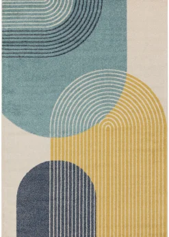 Asiatic Muse Blue Retro Rug