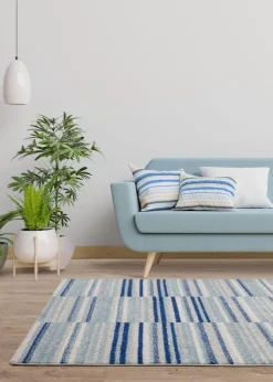 Asiatic Muse Blue Stripe Rug